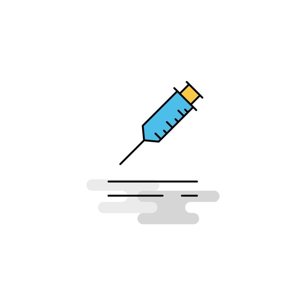 Flat Injection Icon Vector