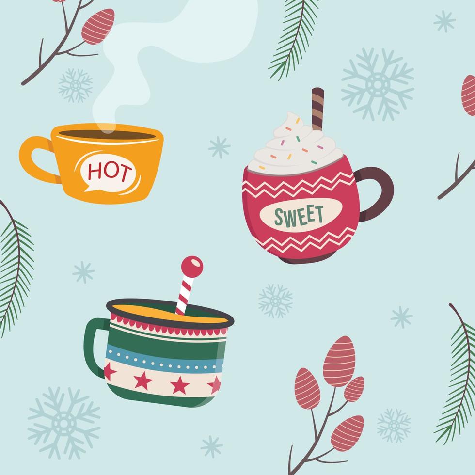 Hygge Hot Cup Ornament vector