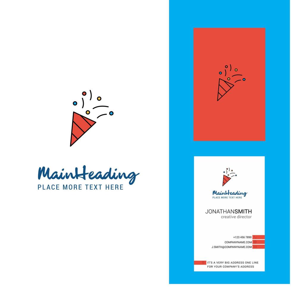 Decorations Creative Logo and business card vertical Design Vector