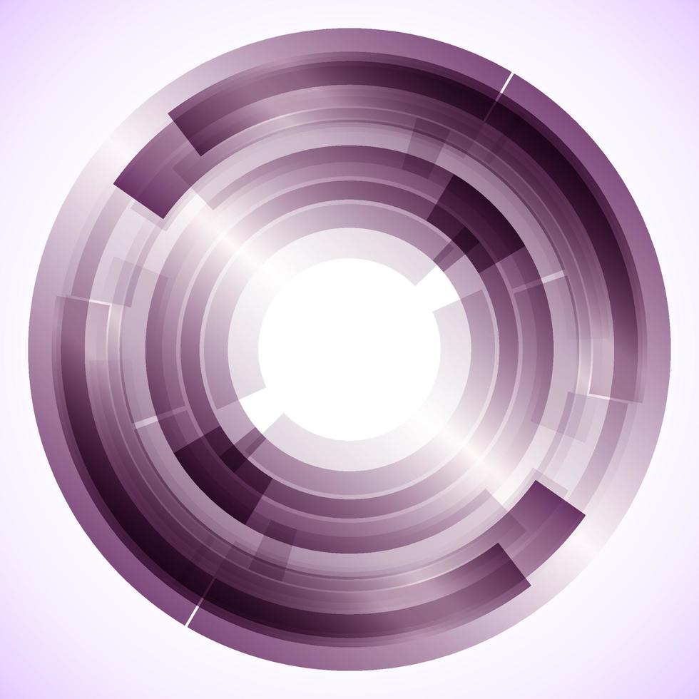 marco geométrico de círculos, fondo abstracto vectorial, papel tapiz vector