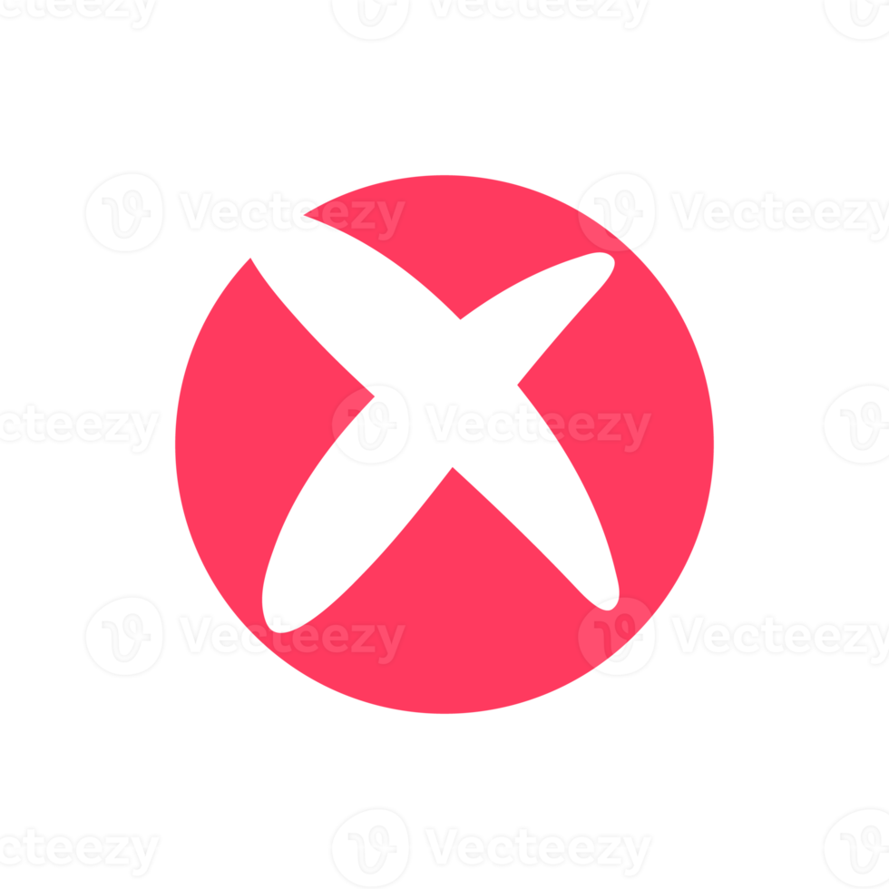 red cross icon for things that should not be done or forbidden png