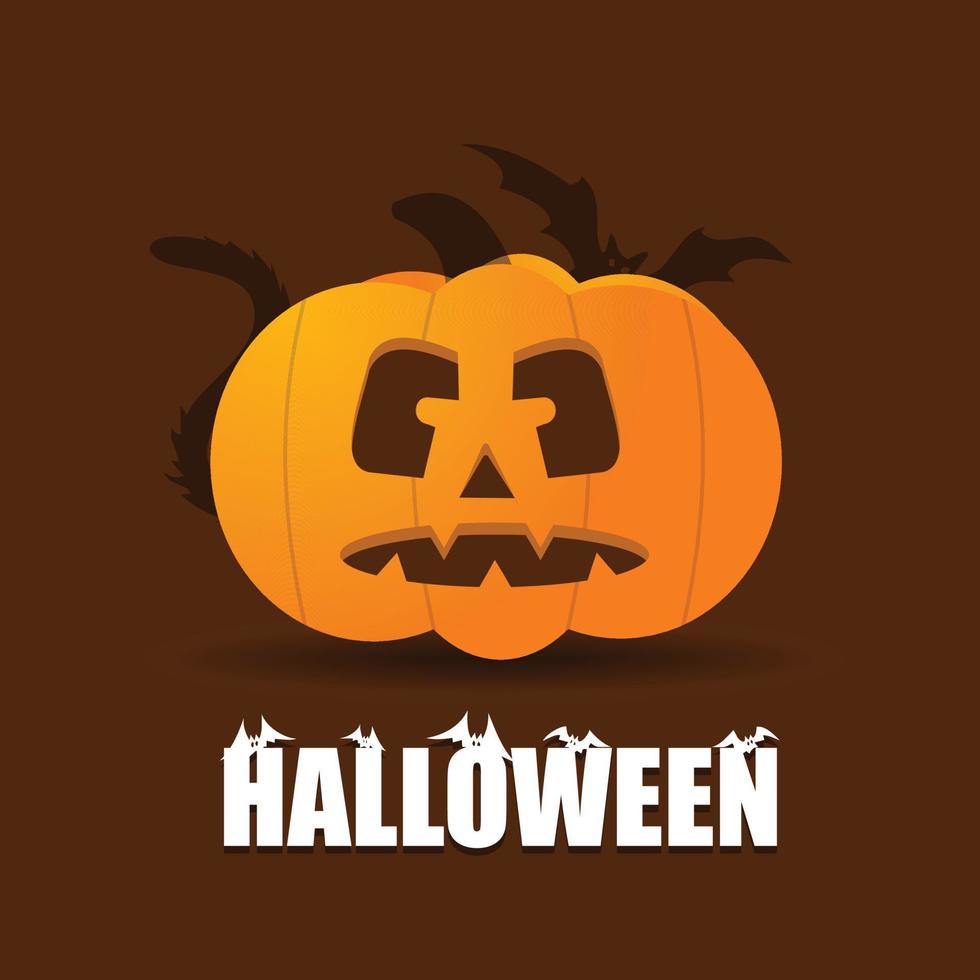 Halloween design with creative design vector