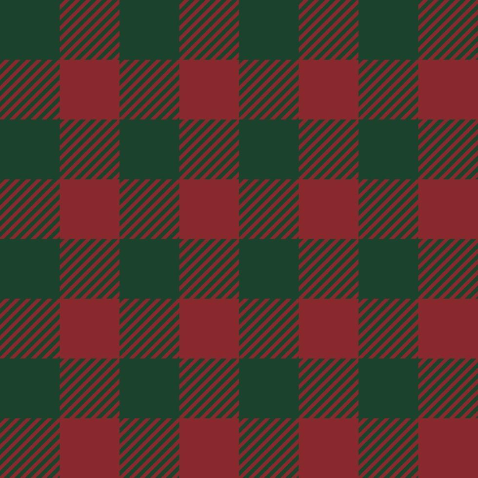 Tartan checked plaids red and green colors. Seamless fabric texture Christmas theme colors background. vector