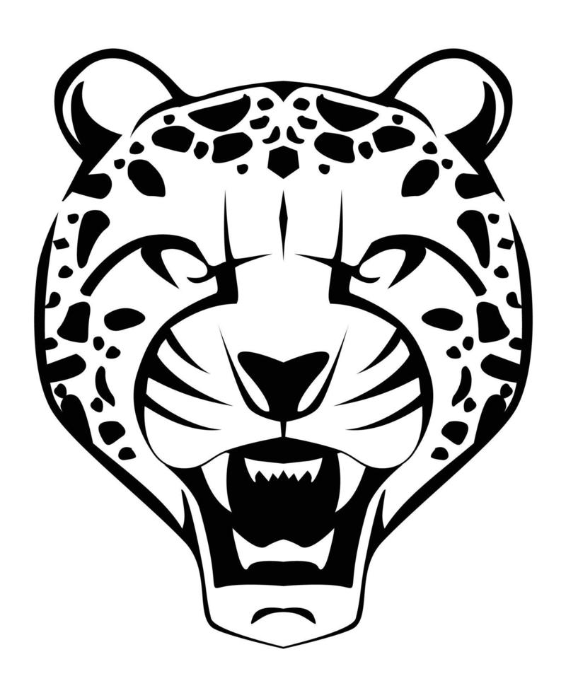 diseño de ilustración de tigre vector