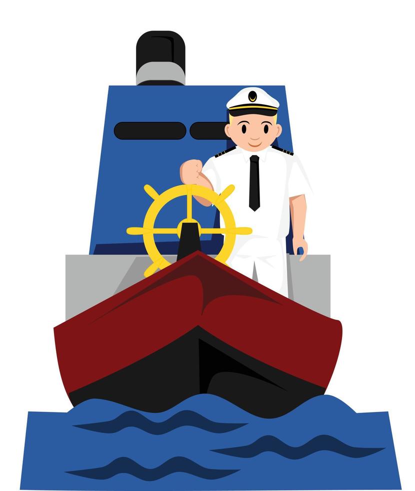 Captain vector illustration
