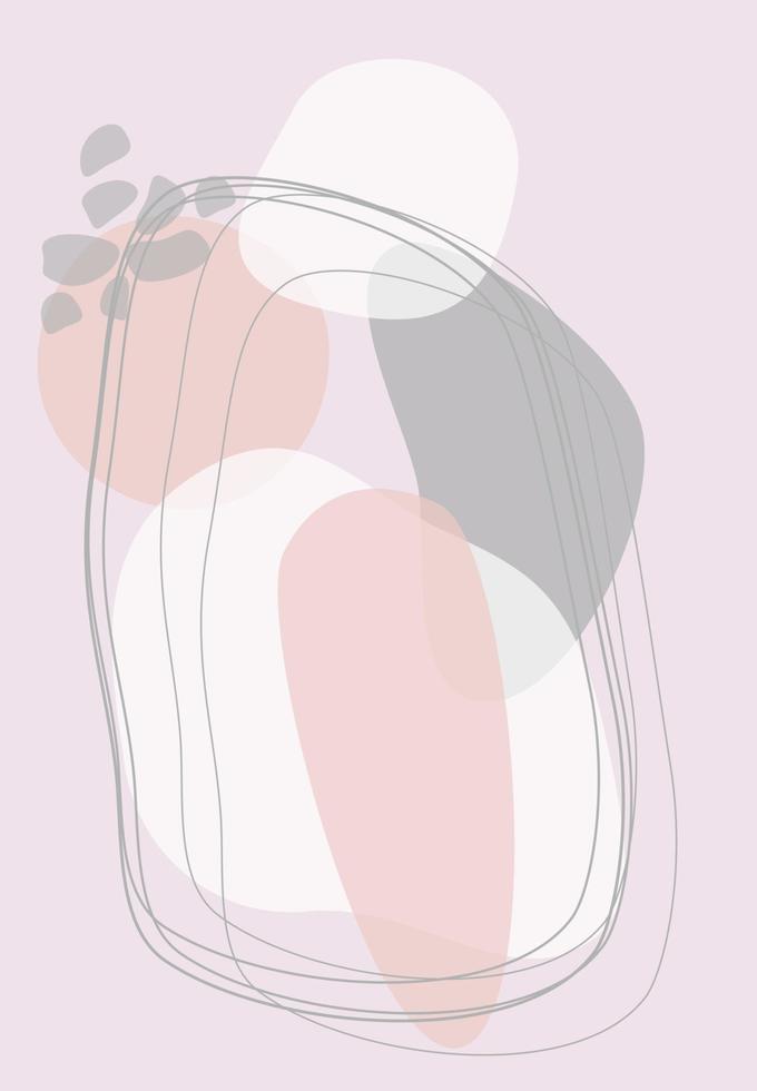 Abstract design. Various forms. Modern art isolated vector graphics.