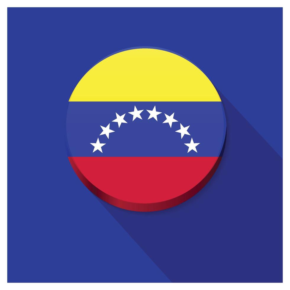 Venezuela flag design card  vector