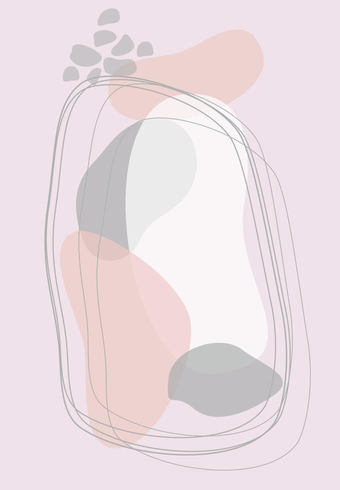 Abstract design. Various forms. Modern art isolated vector graphics.