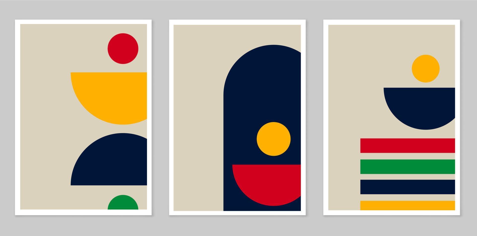 A set of abstract posters. 14300448 Vector Art at Vecteezy