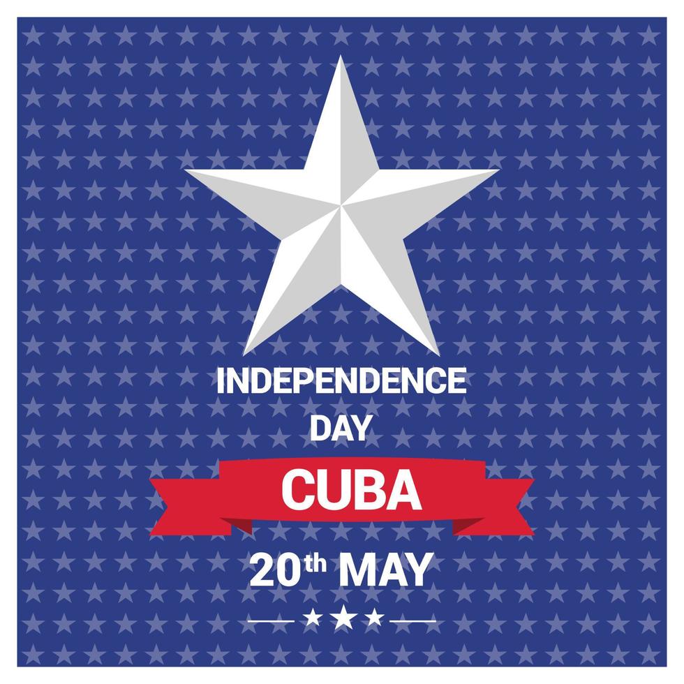 Cuba flag design vector