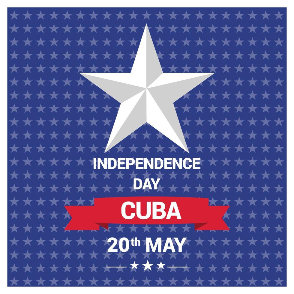 Cuba flag design vector