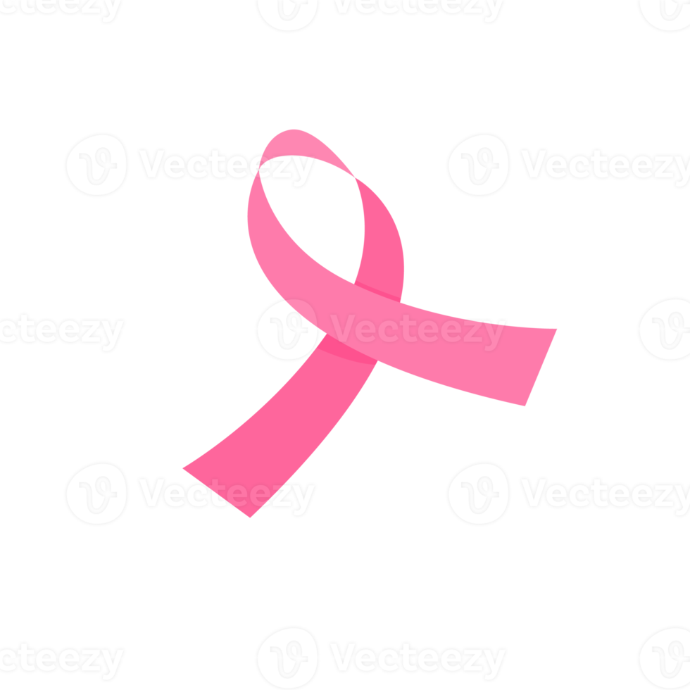 símbolo de cinta rosa cruzada del día mundial contra el cáncer png