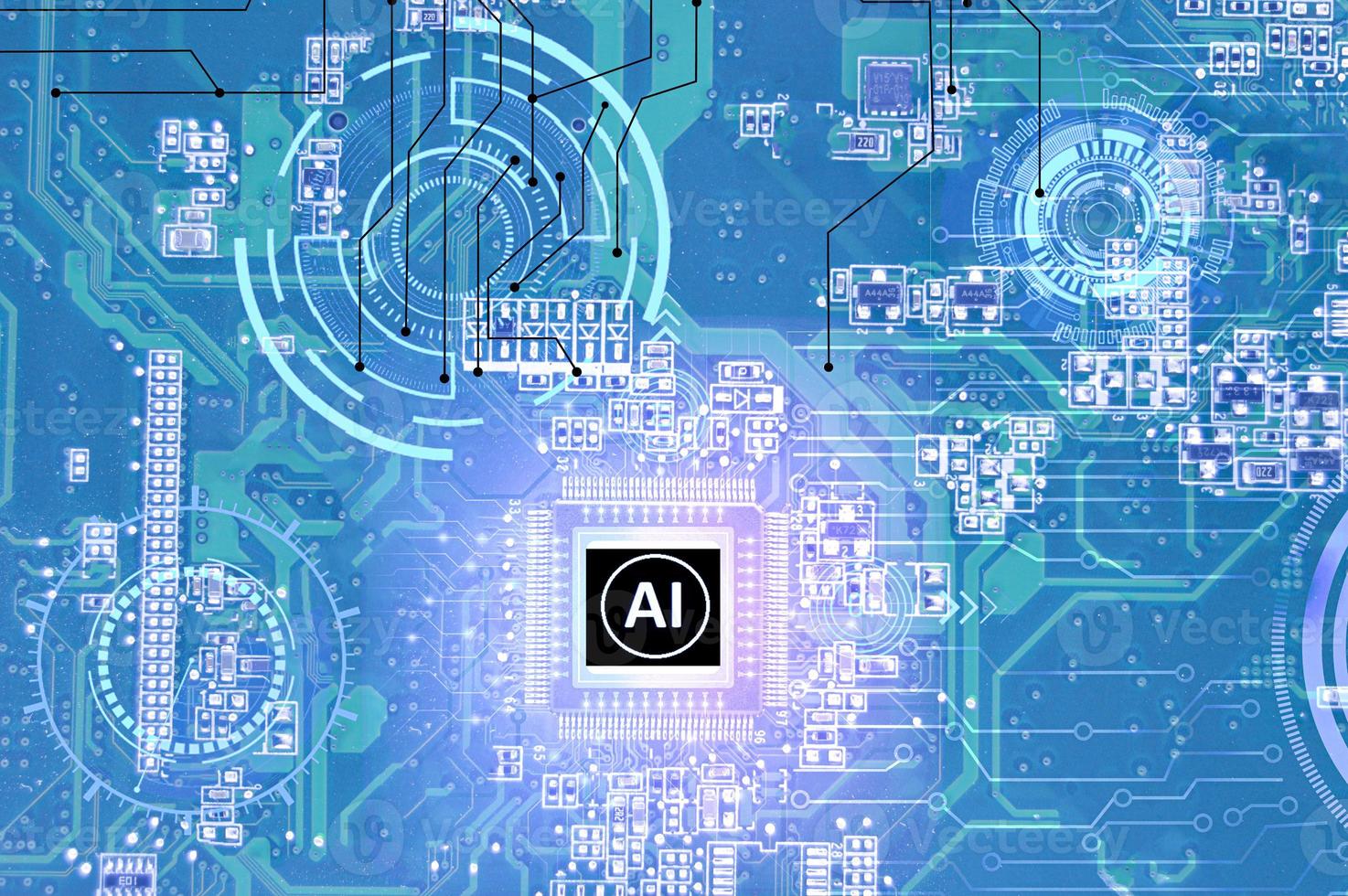 concept, technology, artificial intelligence photo