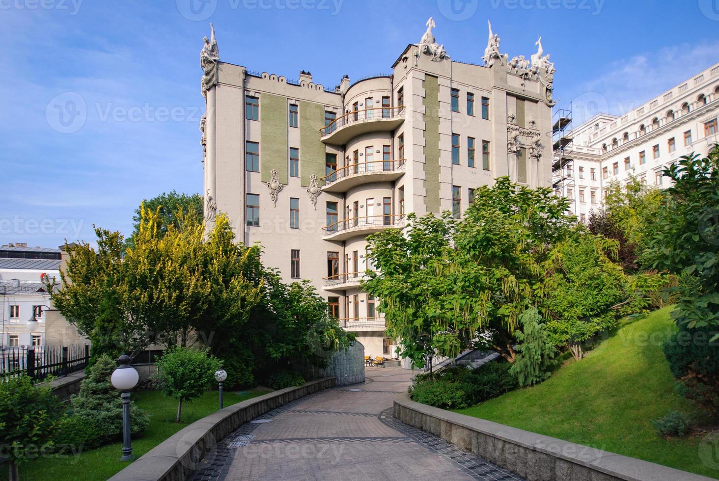 House with Chimeras, general view. Ukraine, Kyiv photo