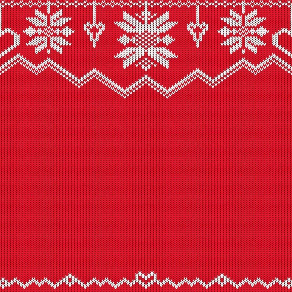 Traditional Fair Isle Style Seamless Knitted Pattern. Christmas and New Year Design Background. Wool Knitting Sweater Design. Wallpaper wrapping paper textile print. Scandinavian knitted pattern vector