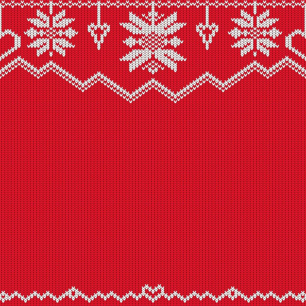 Traditional Fair Isle Style Seamless Knitted Pattern. Christmas and New Year Design Background. Wool Knitting Sweater Design. Wallpaper wrapping paper textile print. Scandinavian knitted pattern vector