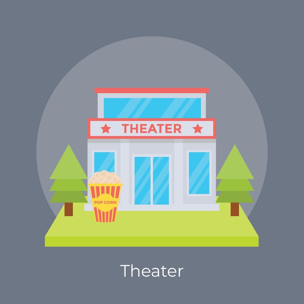 Trendy Theatre Concepts vector