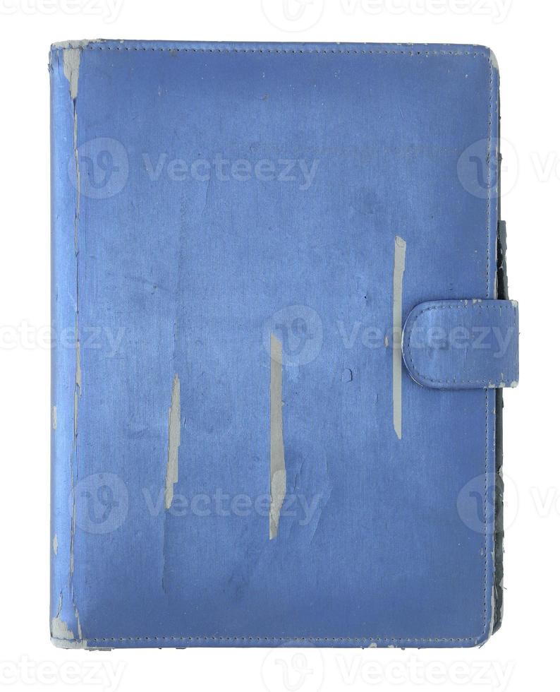 old book cover isolated on a white background photo