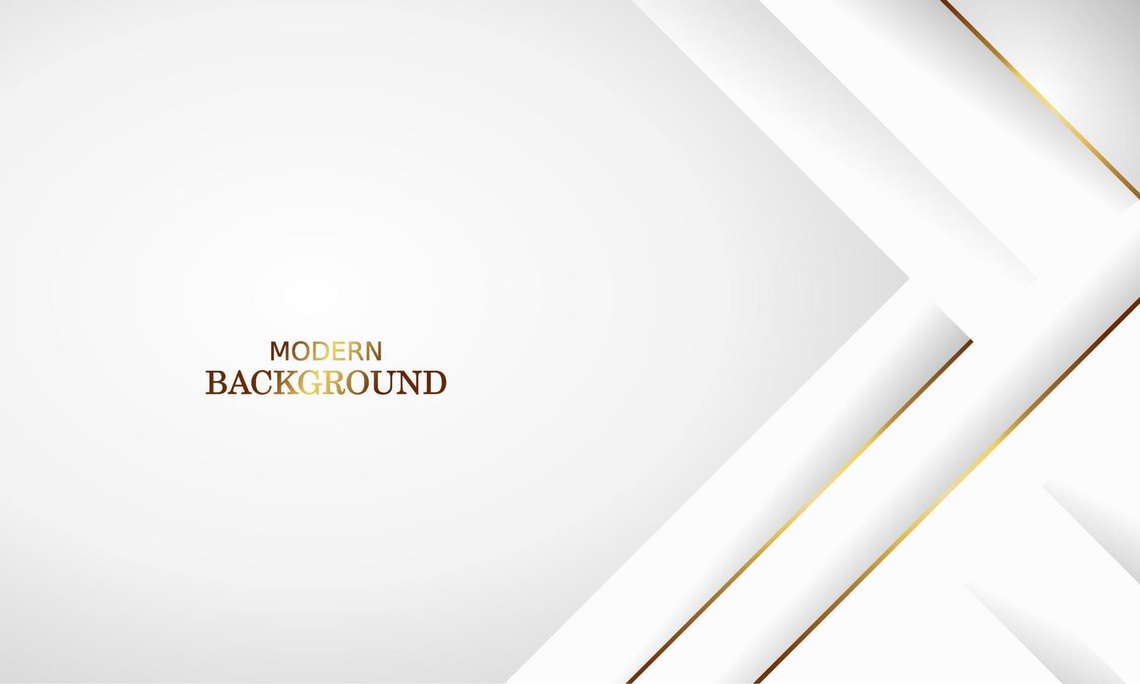 white luxury premium background and gold line. vector