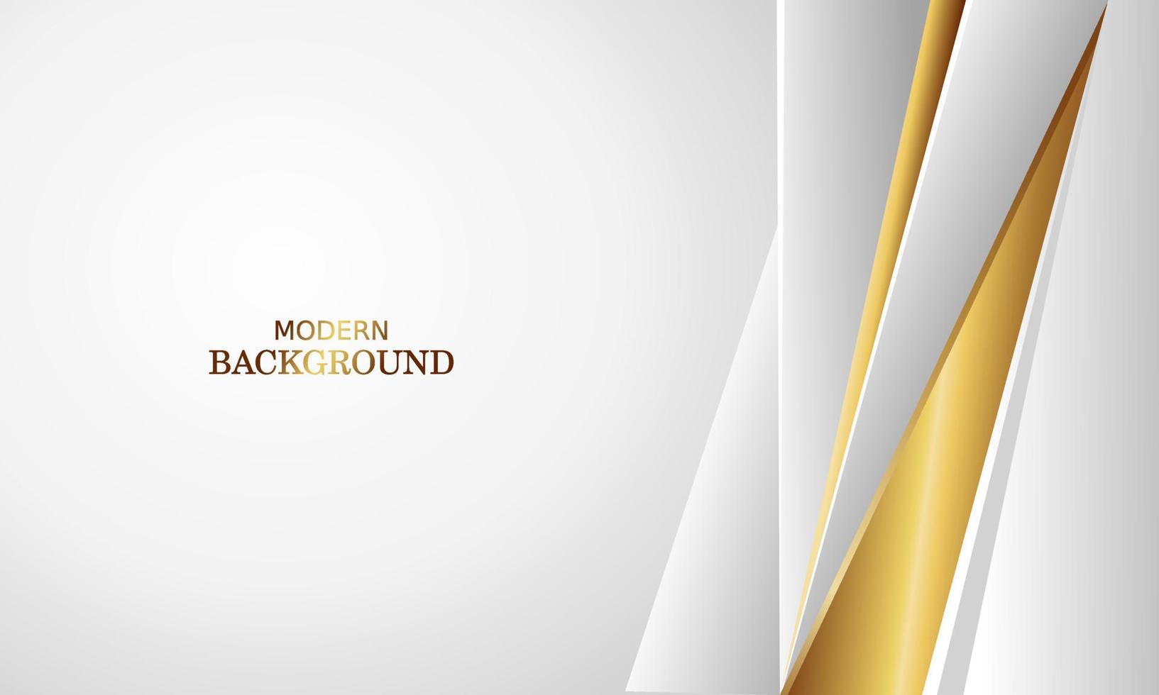 white luxury premium background and gold line. vector