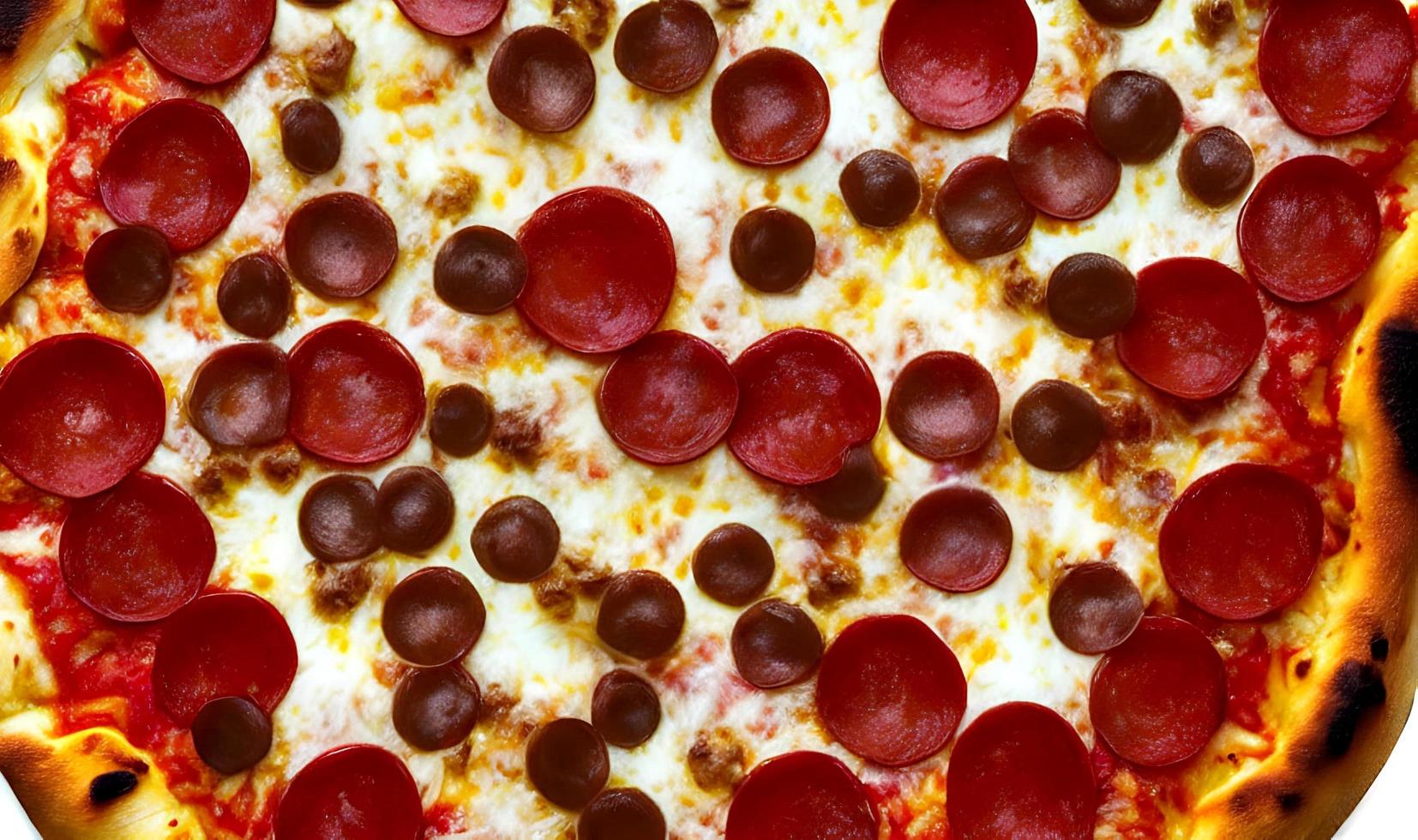 Pizza. Traditional Italian cuisine fast food. photo