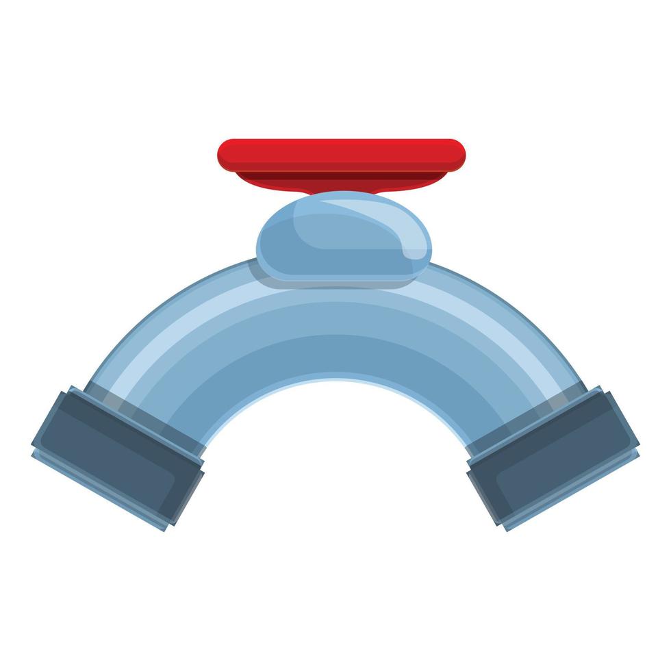 Tap pipe icon, cartoon style vector