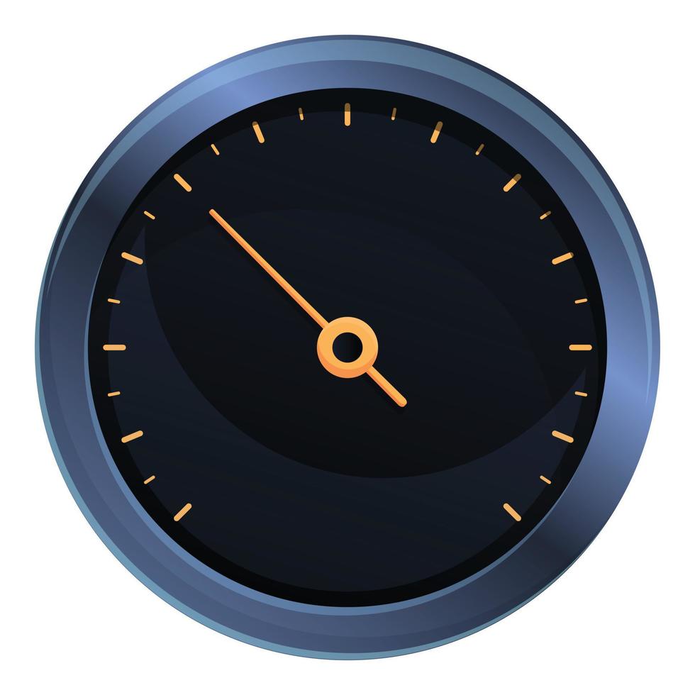 Car speedometer icon, cartoon style vector