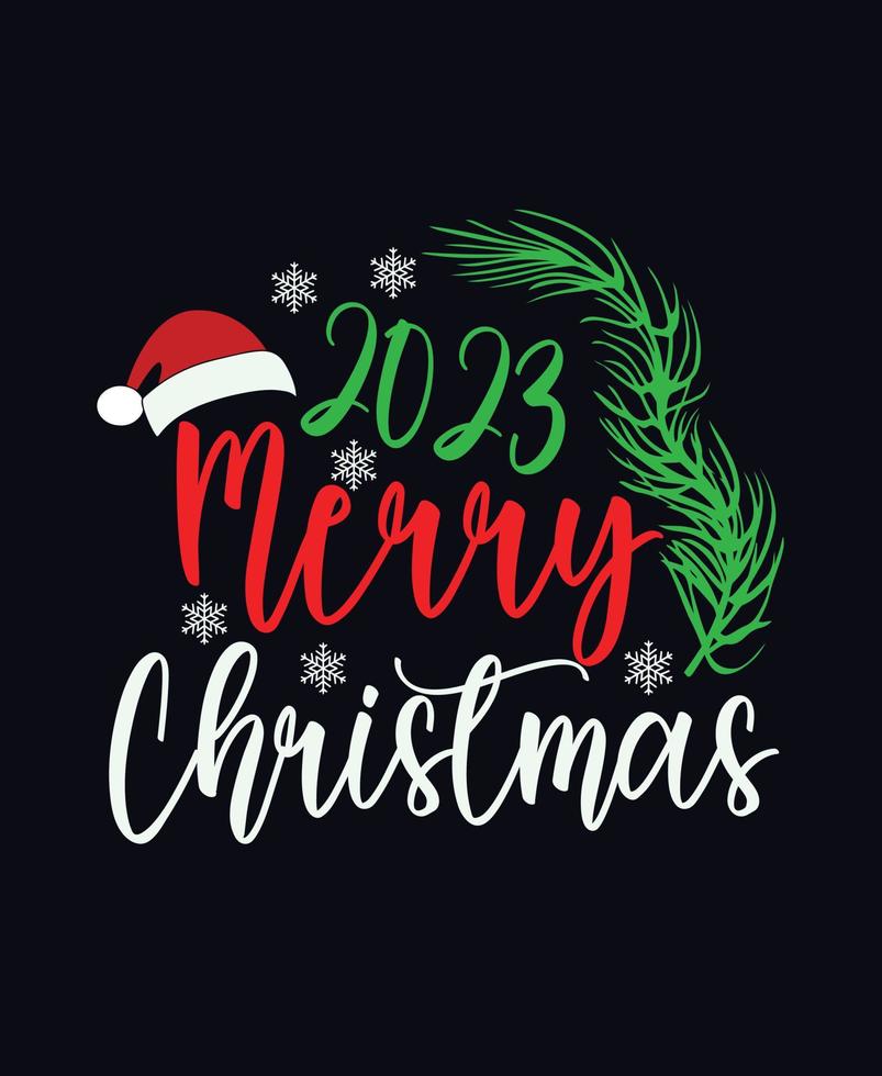 Merry Christmas t shirt template design. vector