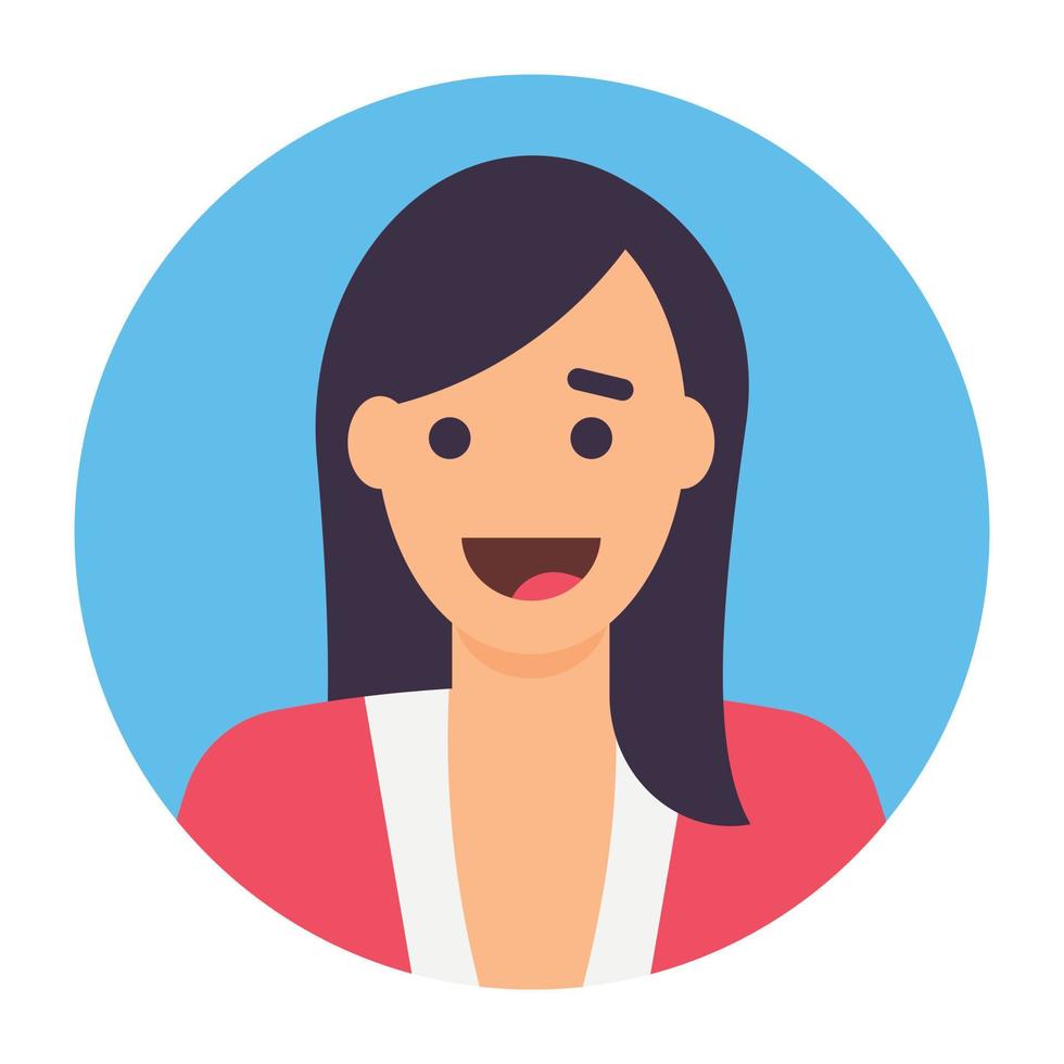 Trendy Stylish Girl vector