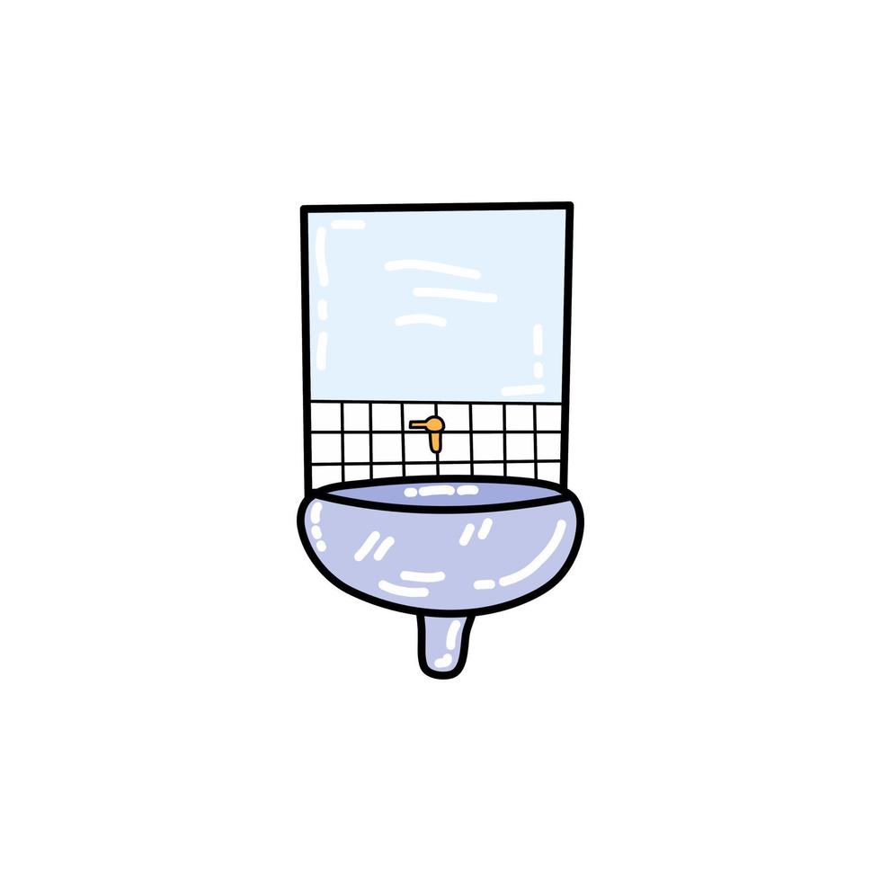 lavabo icono vector