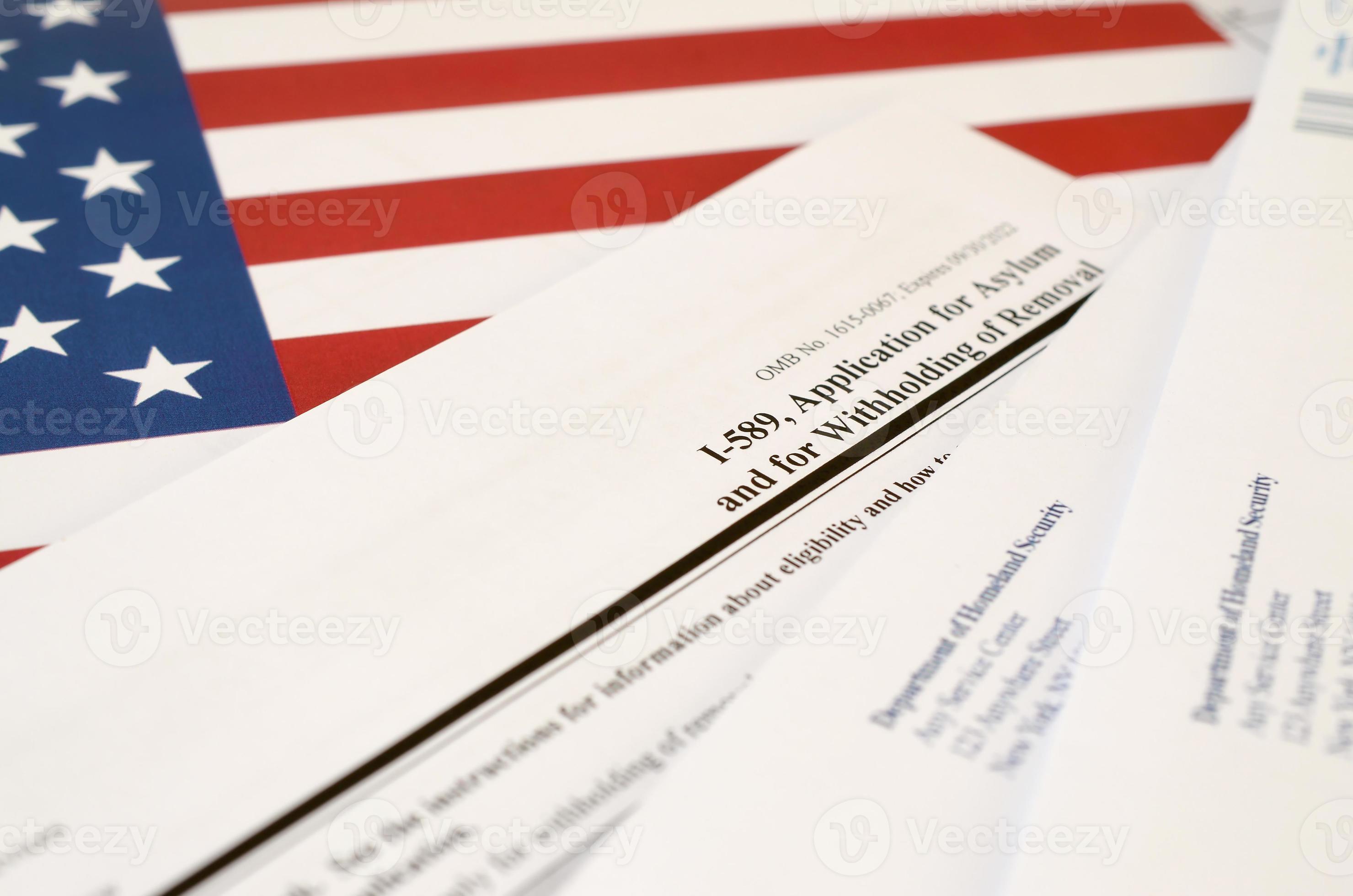 I589 Application for asylum and for withholding of removal blank form