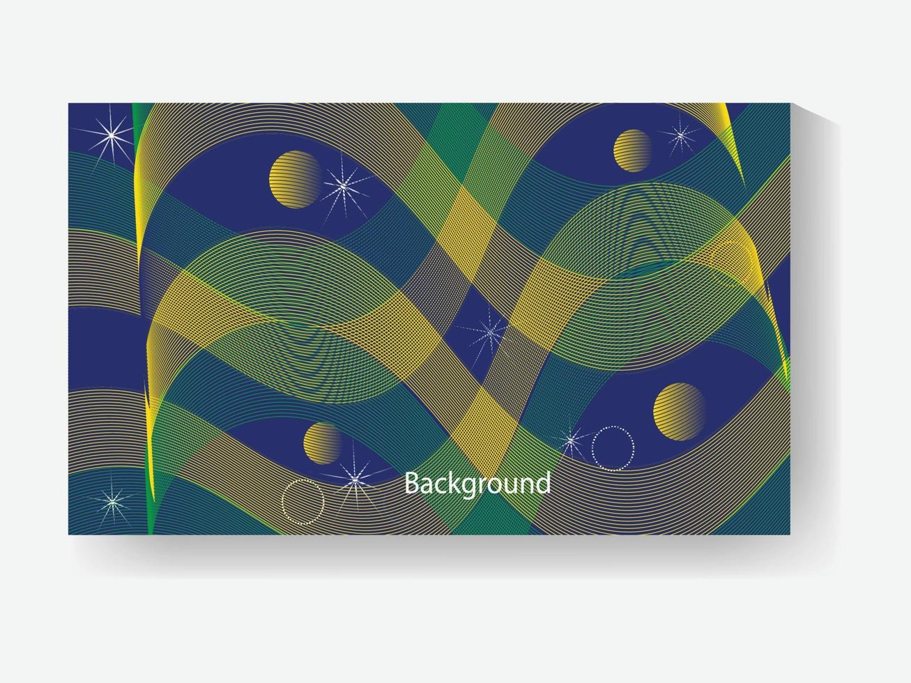 Brazil flag background design. modern vector landscape wallpaper.