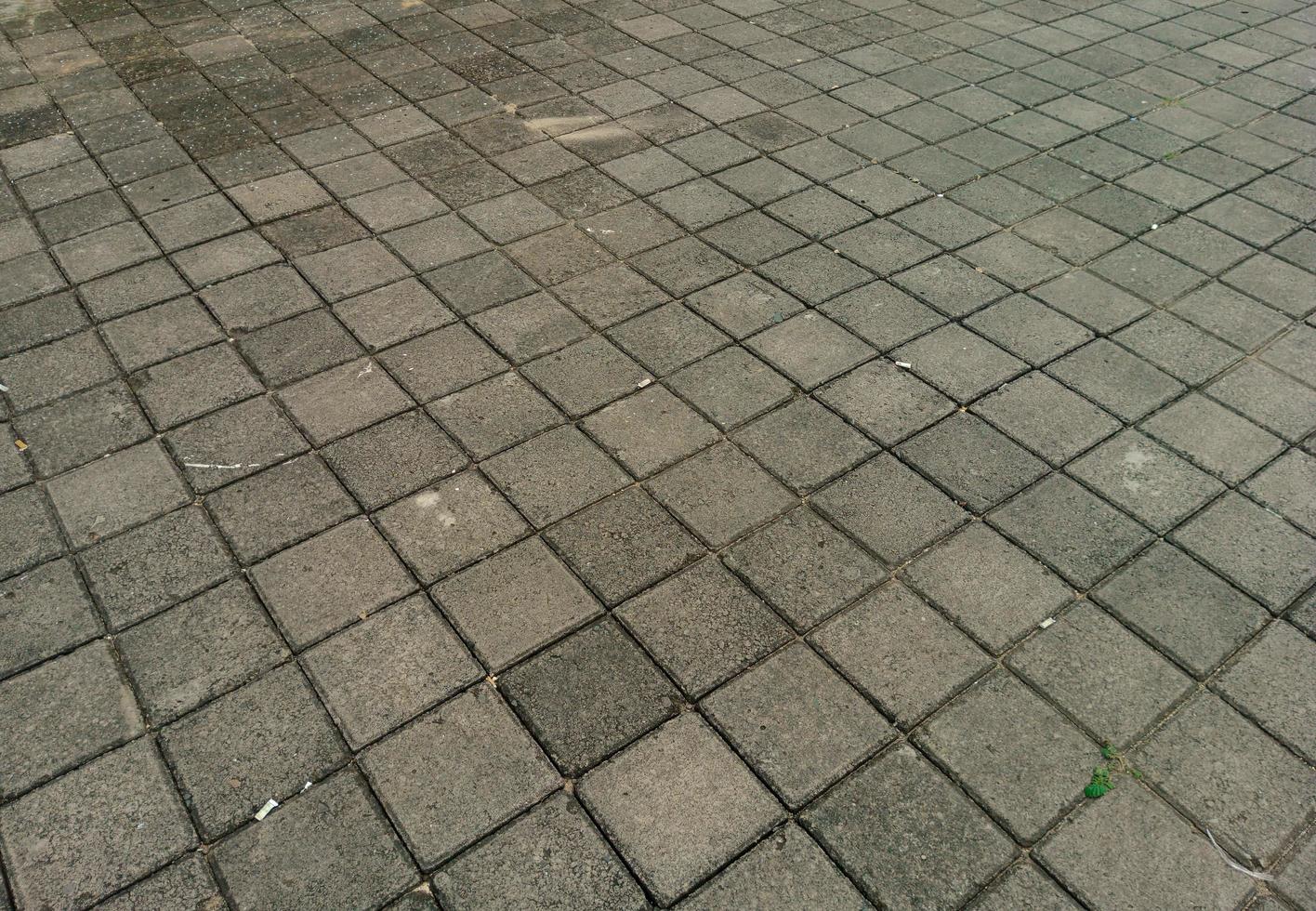 arrangement of paving stones that make a certain pattern. good for background and copy space photo