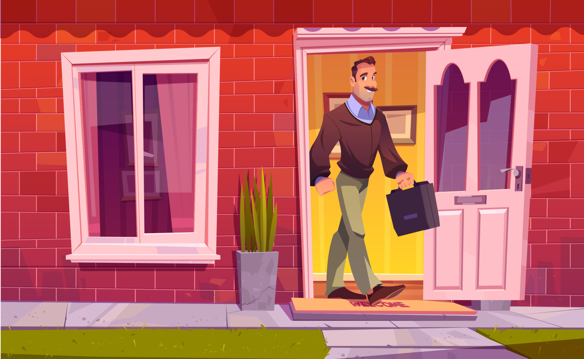 man-leaving-home-and-going-to-work-14306441-vector-art-at-vecteezy