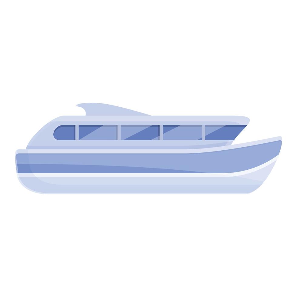 icono de crucero de velocidad, estilo de dibujos animados vector