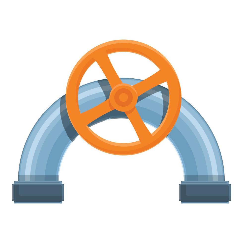 Pipeline icon, cartoon style vector