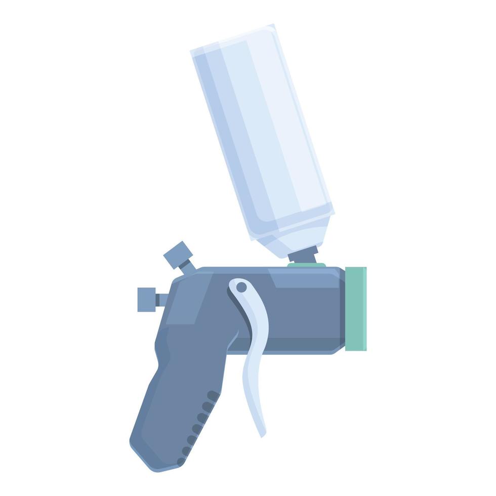 Machine sprayer icon cartoon vector. Paint gun vector