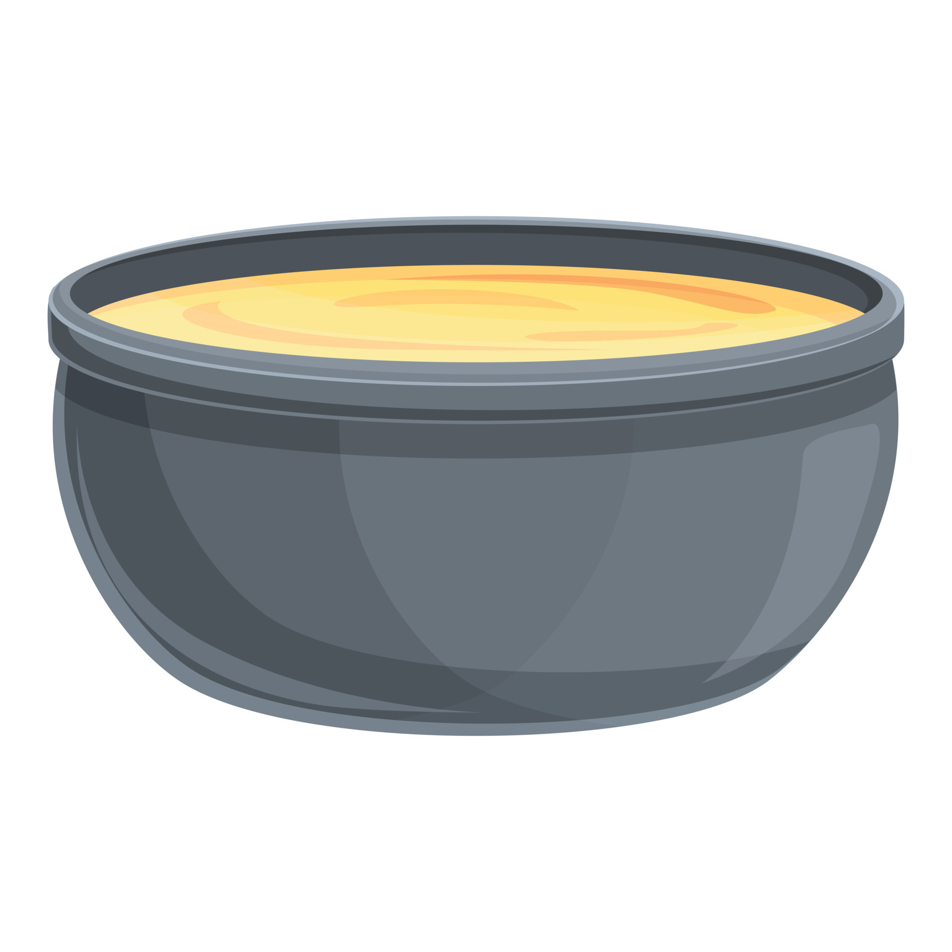 Spoon cream soup icon cartoon vector. Hot bowl 14307307 Vector Art at