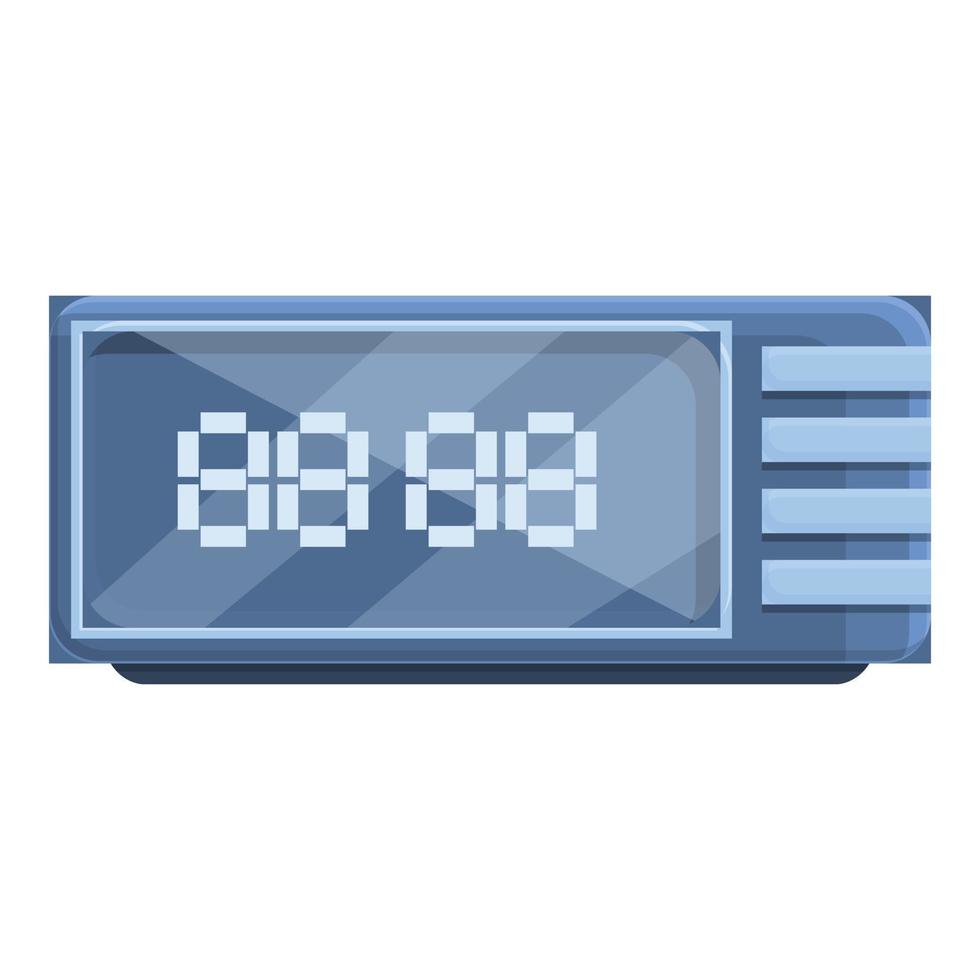 Taximeter cab icon, cartoon style vector