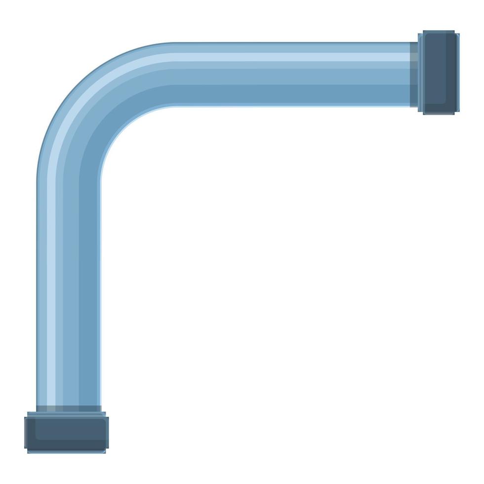 Repair pipe icon, cartoon style vector