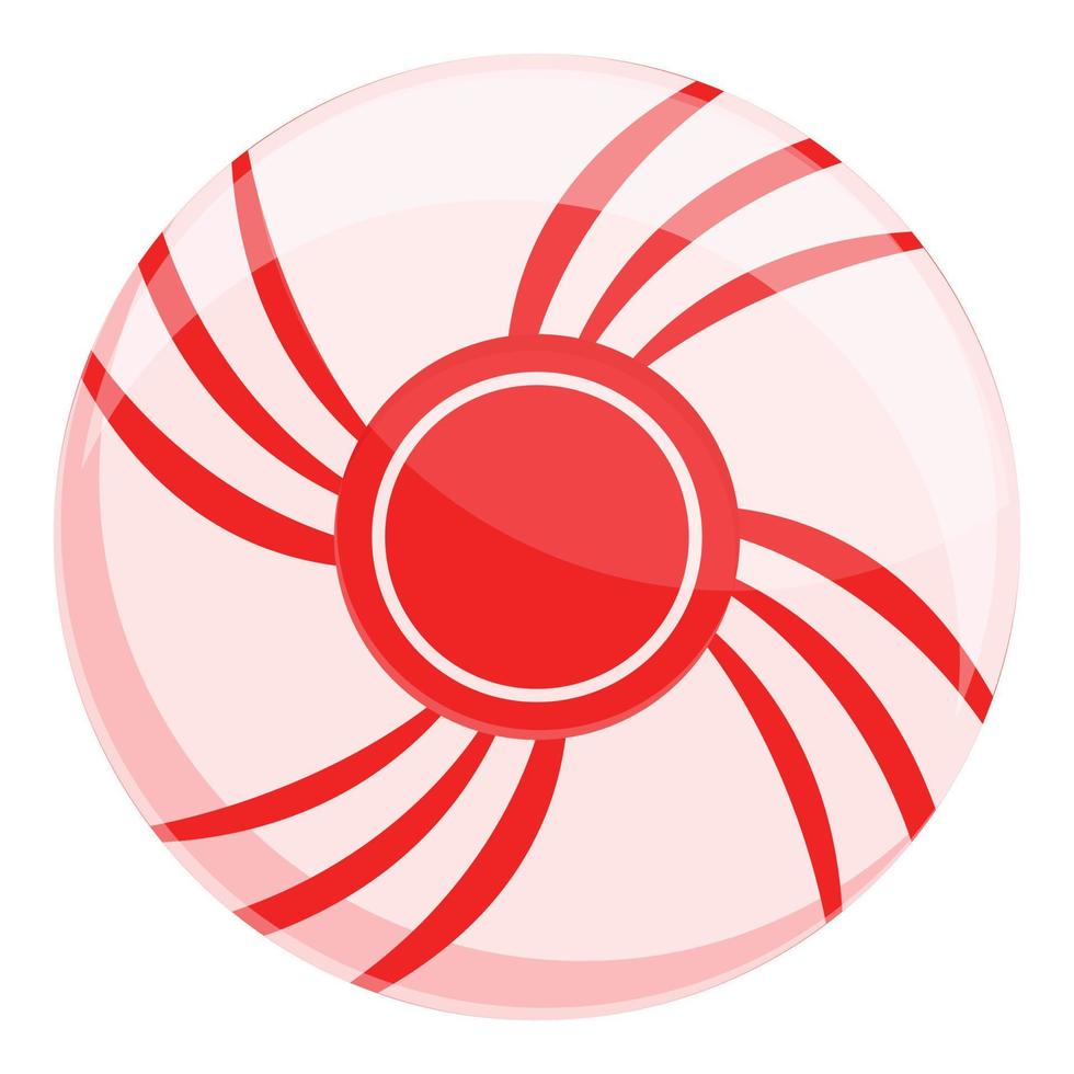 Peppermint icon, cartoon style vector