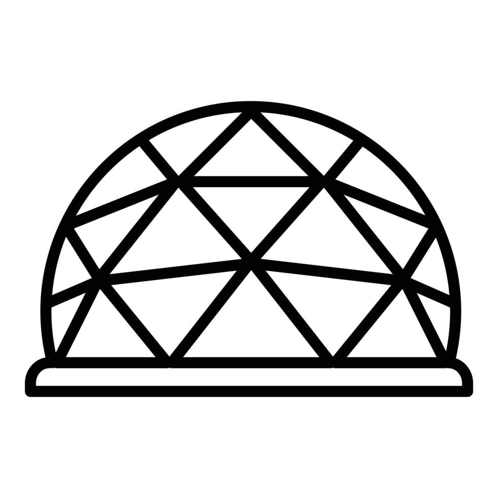 icono de esfera de escalada para niños, estilo de esquema vector