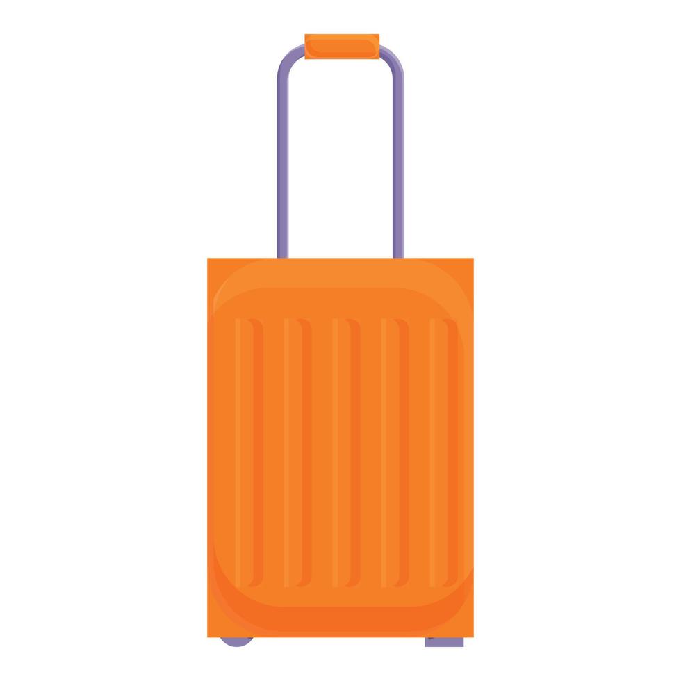 icono de equipaje de viaje, estilo de dibujos animados vector