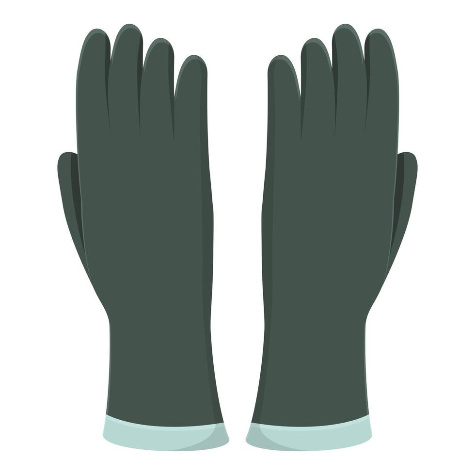 Rubber gloves icon cartoon vector. Safety design vector