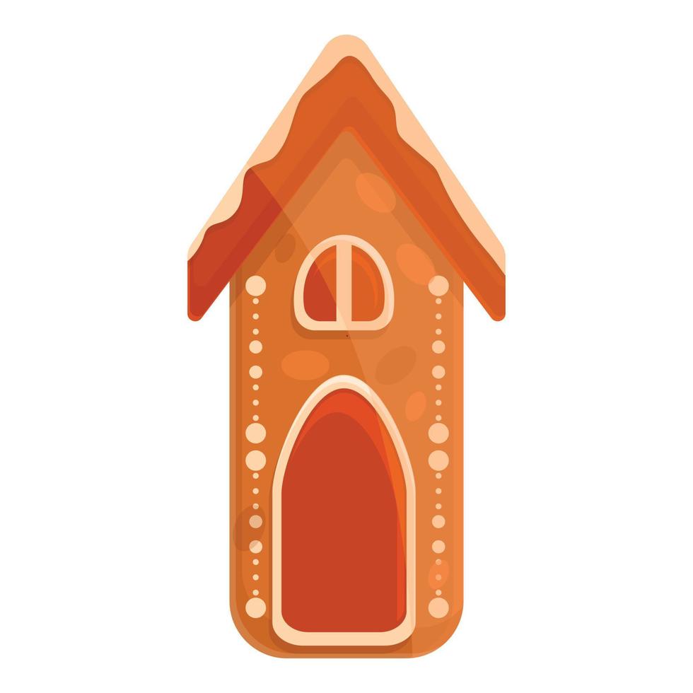 icono de pan de jengibre de la tienda, estilo de dibujos animados vector