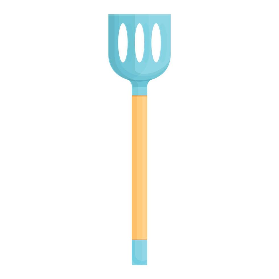 vector de dibujos animados de icono de espátula de utensilio. comida de cocinero