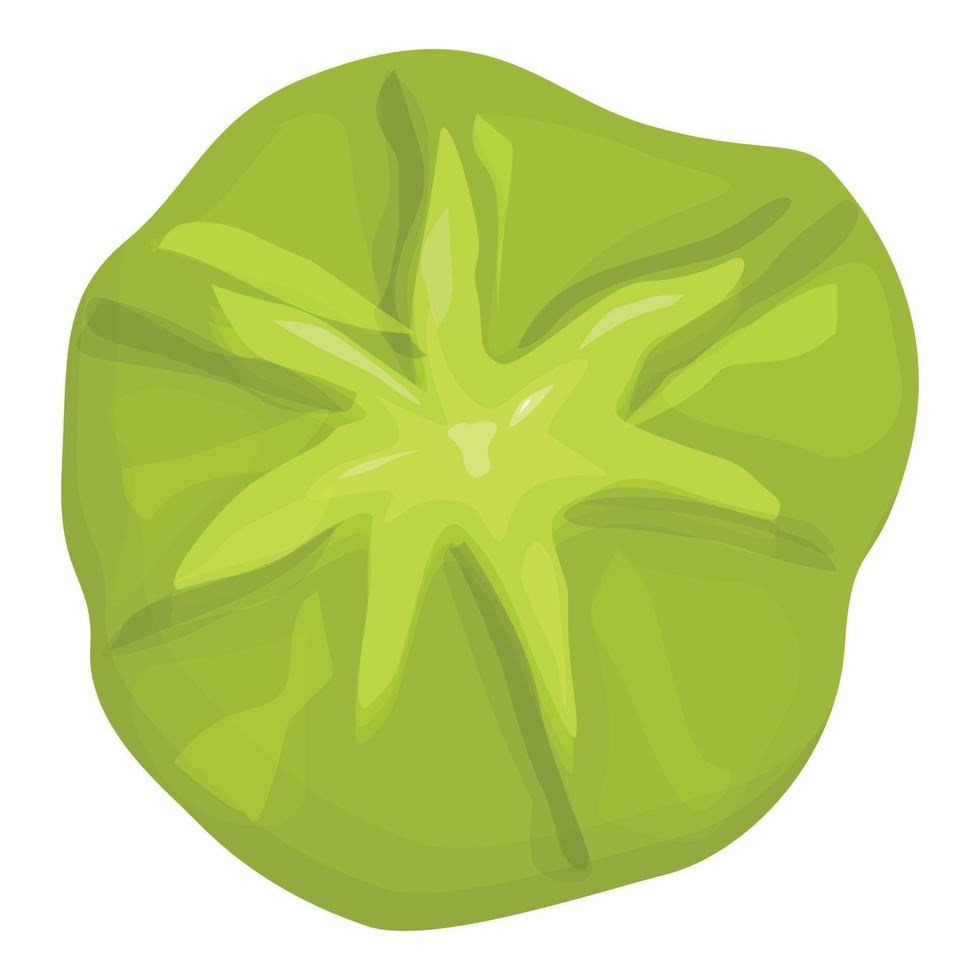 icono de wasabi tradicional, dibujos animados y estilo plano vector