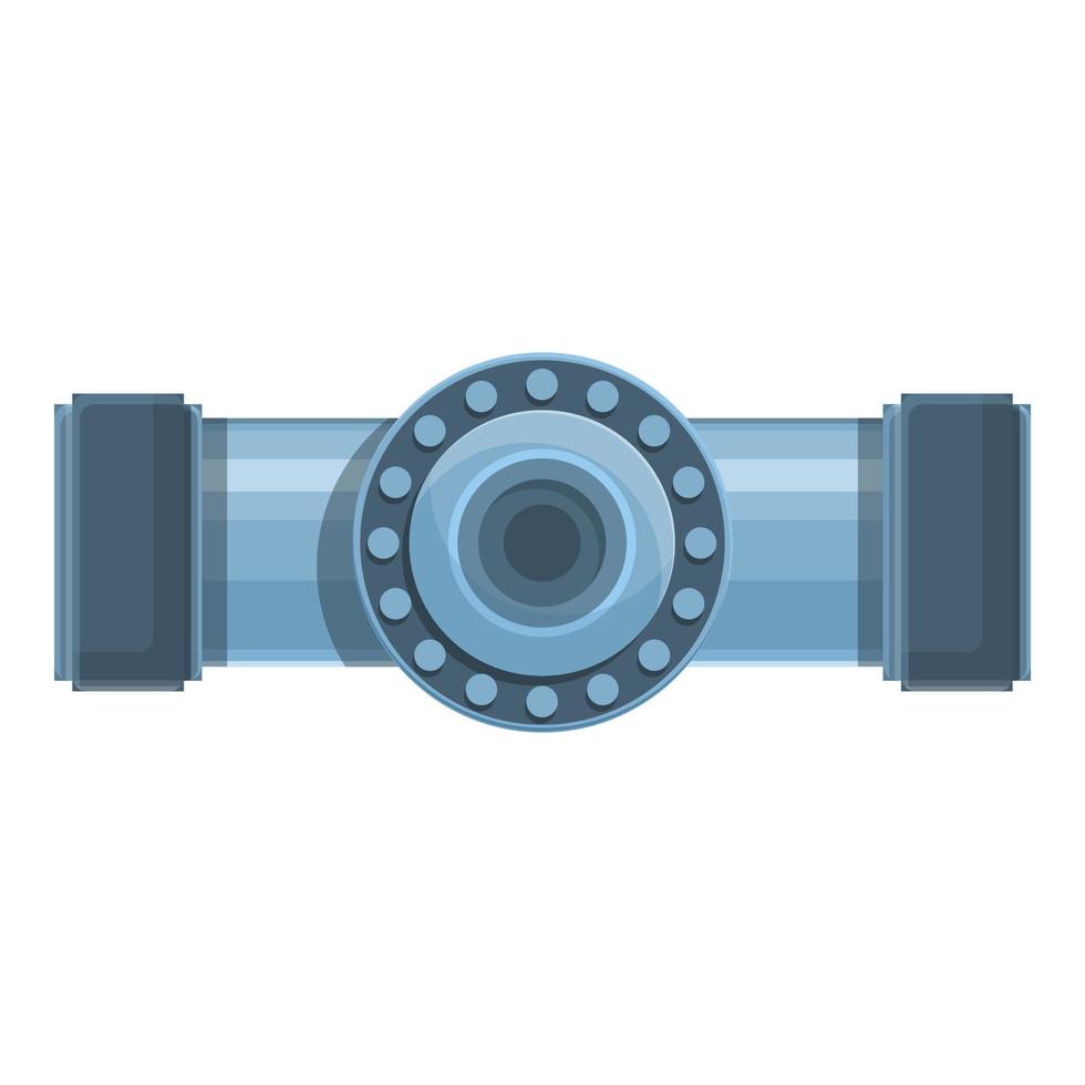 Drain pipe icon, cartoon style vector