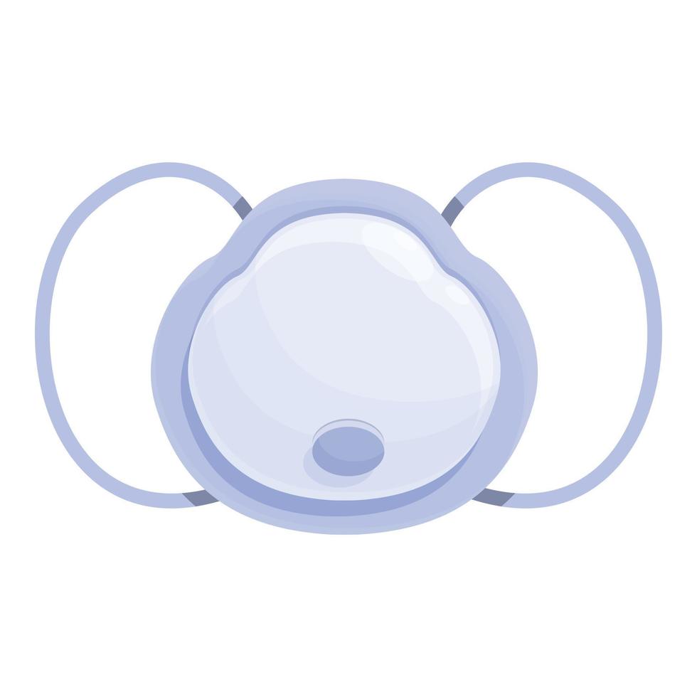 Surgeon mask icon cartoon vector. Medical health vector