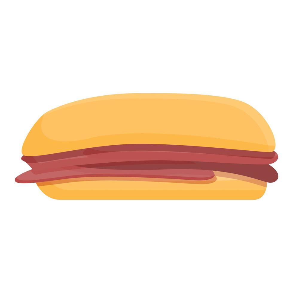 vector de dibujos animados de icono de sándwich argentino. Sudamerica